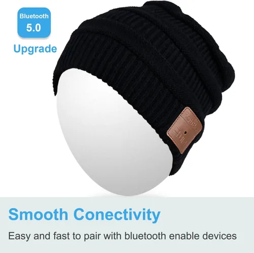 Miniatura 15 de Rotibox - Gorro inalámbrico con Bluetooth para deportes al aire libre, regalo de Navidad.