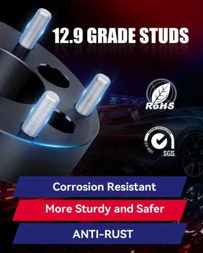 Miniatura 6 de Adaptadores de rueda de 5x5.5 a 5x5 compatibles con ruedas JK WK WJ XK en vehículos Ram 1500, adaptador forjado de 1.5 pulgadas 5x139.7mm a 5x127mm