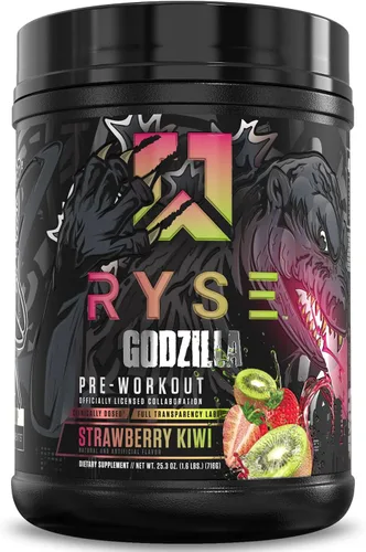 Miniatura 13 de RYSE Godzilla X Noel Deyzel - Polvo de preentrenamiento – BlackBerry Lemonade – 400 mg de cafeína, preentrenamiento de alto estímulo para hombres