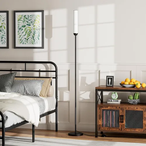 Miniatura 5 de Ambimall Lámpara de pie LED con control remoto, lámpara de pie de 65" con ajuste continuo de colores 3000K-6500K y brillo 30-100%, interruptor