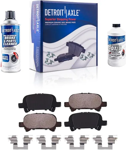 Miniatura 52 de Detroit Axle - Pastillas de Freno Delantero para Mercedes- Benz C230 C250 C300 SLK250, Pastillas de Freno Cerámica w/Reemplazo de Hardware