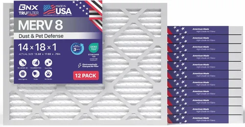 Miniatura 30 de BNX TruFilter - Filtro de aire MERV 8 de 10 x 30 x 1 pulgadas (paquete de 4) – Fabricado en Estados Unidos – Protección contra el polvo