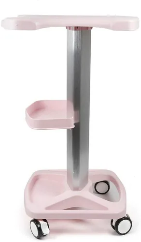 Miniatura 3 de Carrito de salón rodante - Carro móvil de aluminio con soporte para carritos rodantes médicos para cavitación ultrasónica, máquina RF, estante