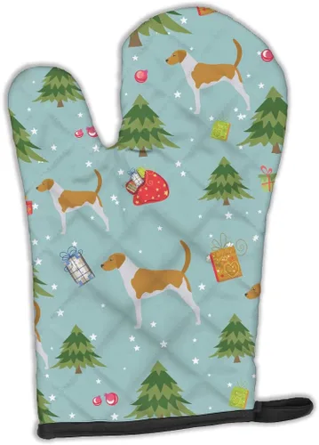 Miniatura 44 de Caroline's Treasures BB4872OVMT - Guante de horno de Navidad Affenpinscher resistente al calor, grueso para sartenes calientes y horno, manopla