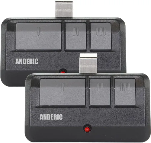 [Paquete de 2] Anderic 893MAX para Chamberlain LiftMaster Craftsman - Abridor de puerta de garaje universal 893LM 893MAX 971LM Universal - 3 botones