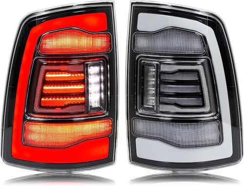 Miniatura 6 de inginuity time Luces traseras LED blancas transparentes para Dodge RAM 1500 2009-2018 y 2010-2018 RAM 2500/3500 Facelift 4ª generación Lámparas