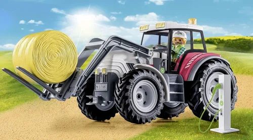 Miniatura 3 de Playmobil Tractor grande con accesorios
