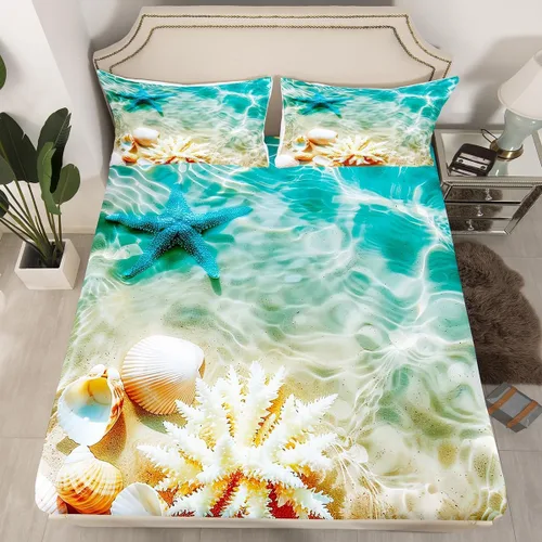 Miniatura 23 de Sábana bajera ajustable con diseño floral botánico para habitación de niños, diseño floral botánico para habitación de niños, diseño de ramas