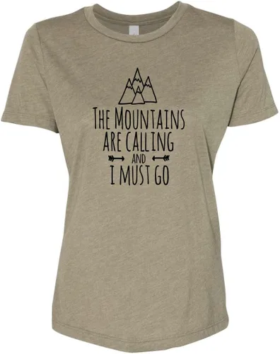 Miniatura 25 de Cute Women's Screen Printed Crew Neck Tee, Shirts With Sayings, Dusty Blue or Olive