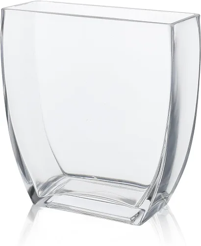 Miniatura 19 de Heavy Glass Flower Vase Thickened Modern Crystal Sparkle Vases Table Centerpiece for Wedding Party Home Décor Housewarming Bedroom Living Room and