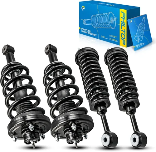 Miniatura 13 de PHILTOP Juego de puntales delanteros para 4Runner 2003-2023 2007-2014 FJ Cruiser 2005-2015 Tacoma 171371L/171371R - Conjunto de amortiguador