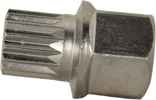 Miniatura 10 de TEMO Llave de extracción de tornillo de tuerca de bloqueo de rueda de 11/15Pt Socket antirrobo S3054 para vehículos BMW