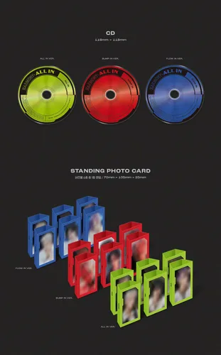Miniatura 3 de P1HARMONY HARMONY ALL IN 6th Mini álbum ALL IN + BUMP IN + FLOW IN - 3 Ver Set. K-POP SELLADO
