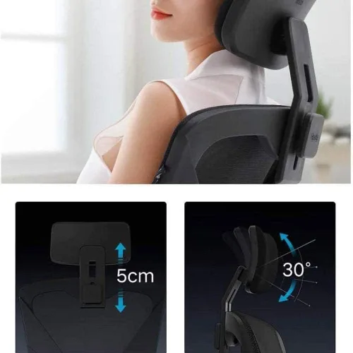 Miniatura 6 de Ergonomic Office Chair High Back Mesh Office Chair Computer Chair Desk Chair with 3D Armrest and Adjustable Headrest Ergonomic Curved Lumbar