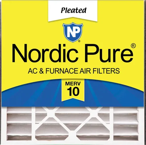 Miniatura 10 de Nordic Pure 20 x 20 x 5 (19_11/16 x 20_11/16 x 4_15/16) Air Bear 259112-103 MERV 12 filtros de aire, paquete de 4