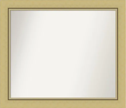 Miniatura 134 de Amanti Art Landon Gold Espejo de baño, espejo de pared o espejo de tocador de baño sobre el fregadero (26.25 x 26.25 pulgadas) Espejo no biselado