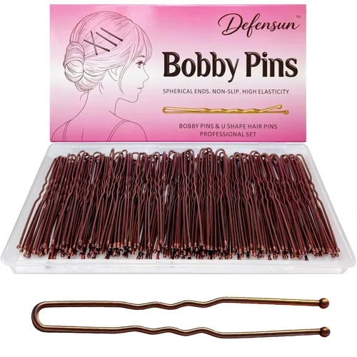 Miniatura 22 de Kit de 200 pines gruesos dorados y rubios, 150 horquillas para el cabello (2.2 pulgadas, 2.36 pulgadas, 2.75 pulgadas) + 50 pines en forma de U