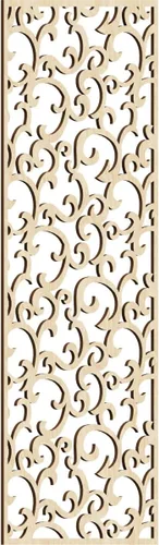 Miniatura 176 de Wheatland Paneles de pared decorativos de madera con calado, 9 3/8 pulgadas de ancho x 24 3/8 pulgadas de alto x 1/4 de alto, nogal