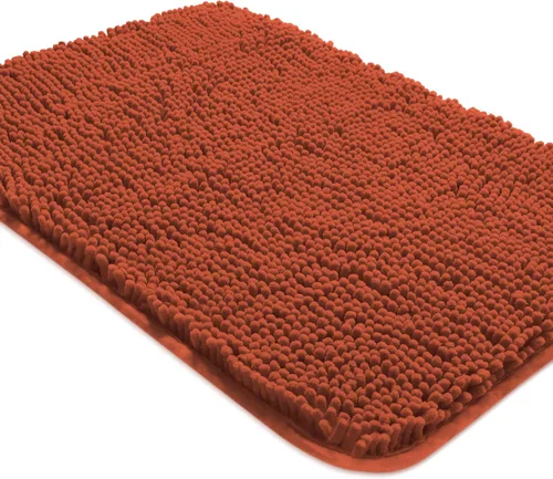 Miniatura 156 de Yeaban Alfombra de pasillo de baño de 24 x 72 pulgadas, antideslizante, alfombra de baño larga de felpilla gruesa, absorbente y lavable, alfombra