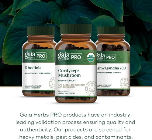 Miniatura 6 de GAIA HERBS PRO Cordyceps Mushroom - 60 Caps