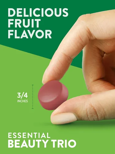 Miniatura 5 de Nature's Truth Gomitas para el cabello, la piel y las uñas, 2500 mcg, sabor a fruta de biotina, 80 unidades, paquete de 2