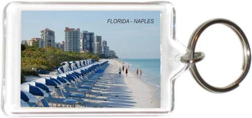 Miniatura 19 de Florida USA United States Acrílico Llaveros Llaveros Titulares - 6 3-Multi