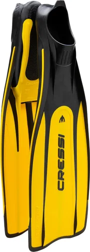 Miniatura 7 de Cressi Aletas de buceo con bolsillo para pies completos para adultos, Pro Star: fabricadas en Italia Amarillo