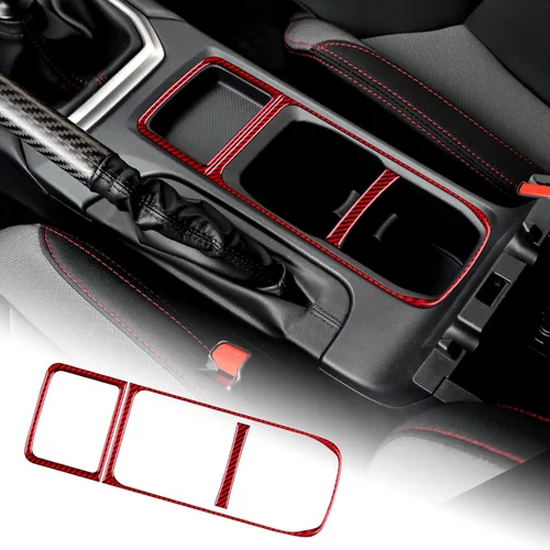 Miniatura 13 de AIRSPEED Para Subaru WRX/WRX STI 2022 2023 Consola central de coche, salida de aire, cubierta de marco de salida de aire, calcomanía de fibra