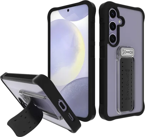 Miniatura 50 de Scooch Wingman - Funda con función atril para Samsung Galaxy S9 [protección contra caídas de 10 pies] [soporte bidireccional] funda protectora a