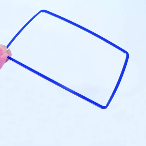 Miniatura 6 de YIWANG Cubierta del panel del cenicero de aleación de aluminio para BMW Serie 5 F10 F11 2010-2017 Accesorios de conducción a la izquierda (azul)