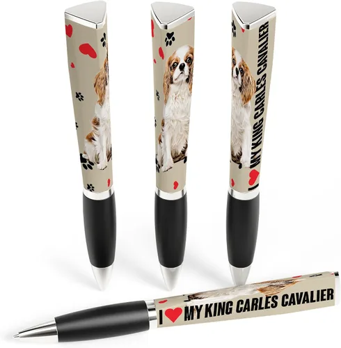Miniatura 6 de ANINKABOVE I Love my Aussie Dog - Bolígrafo de punta media, tinta negra, escritura suave, recargable, el mejor regalo para todas las ocasiones