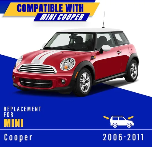 Miniatura 5 de 3 limpiaparabrisas de repuesto para Mini Cooper 2006-2011, cuchillas limpiaparabrisas de repuesto de equipo original - 19"/18"/10" pulgadas