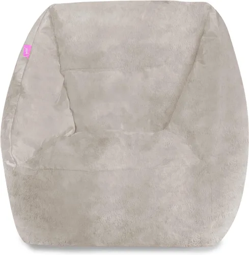 Miniatura 72 de Posh Beanbags - Sillón puff grande, 38 pulgadas, color azul rey sólido Nylon suave - Azul real
