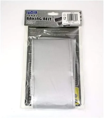 Miniatura 3 de PME Level - Cinturón para hornear para sartenes redondas y cuadradas, 42 x 4 pulgadas, gris