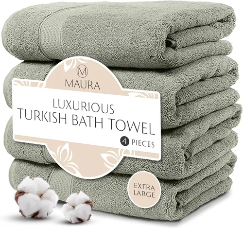 Miniatura 25 de Set de 8 piezas de toallas de baño. 2017 (Nueva colección). 2 toallas de baño, 2 toallas de mano, 4 paños. Toallas turcas calidad premium. Super