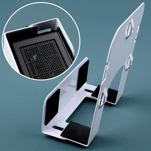Miniatura 6 de Gmailmall - Soporte de pared ajustable para módem para la mayoría de reproductores multimedia estrechos, compatible con Roku, router, Fire TV, M4