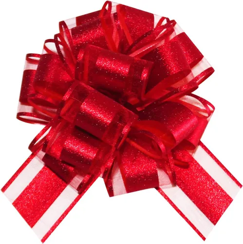 Miniatura 15 de 6 lazos para envolver lazos para cestas de boda, lazos para envolver regalos, lazos de regalo de 6 pulgadas de diámetro, cestas de regalo, fiesta