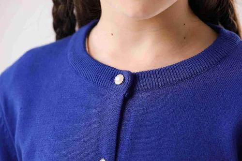 Miniatura 7 de SMILING PINKER cardigan de cuello redondo para niñas