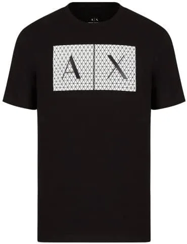 Miniatura 4 de Armani Exchange Camiseta con logotipo de cuello redondo para hombre