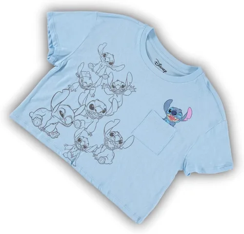 Miniatura 7 de Disney Camisa Lilo and Stitch para mujer, camiseta corta clásica Lilo and Stitch Lilo and Stitch