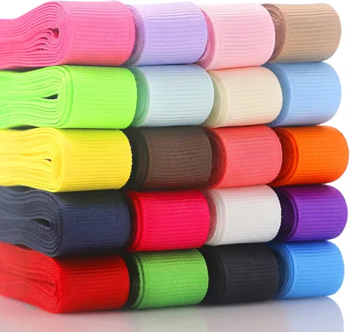 Miniatura 6 de QingHan Cinta de grogrén de 3/8 pulgadas para regalos, envoltura, manualidades, boutique, cinta de tela, 160 yardas (80 x 2 yardas)