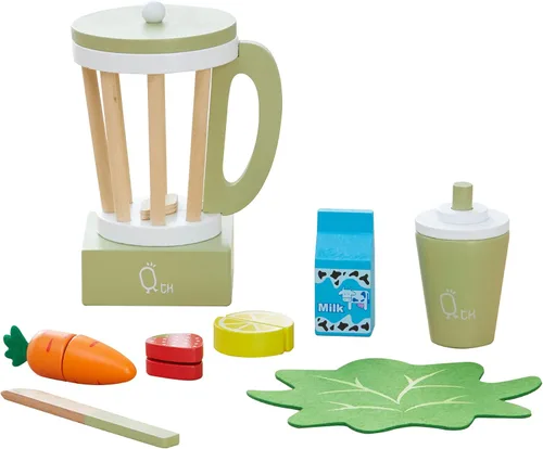 Miniatura 13 de Teamson Kids Little Chef Frankfurt - Juego de accesorios de madera para fiesta de té, 20 piezas, con comida y tazas