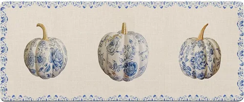 Tapete de baño tradicional de calabazas para bañera, antideslizante, de secado rápido y absorbente, tierra de diatomeas, para ducha, fregadero de