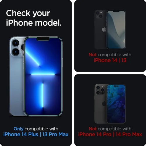 Miniatura 2 de Spigen GlasTR EZ FIT - Protector de pantalla de vidrio templado para iPhone 12 Pro Max, paquete de 2