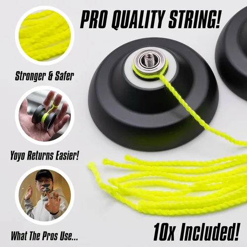 Miniatura 5 de Crosshair Fingerspin Yoyo – Un yoyo profesional convertible sensible y sin respuesta Fácil de usar para principiantes y profesionales Un yoyo