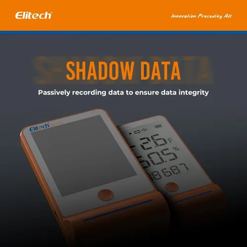 Miniatura 4 de Elitech ISO 17025 Certificado GSP-6 Bluetooth Data Logger Temperatura Humedad 100000 Readings, Shadow Data, Max Min Record, Auto PDF/CSV
