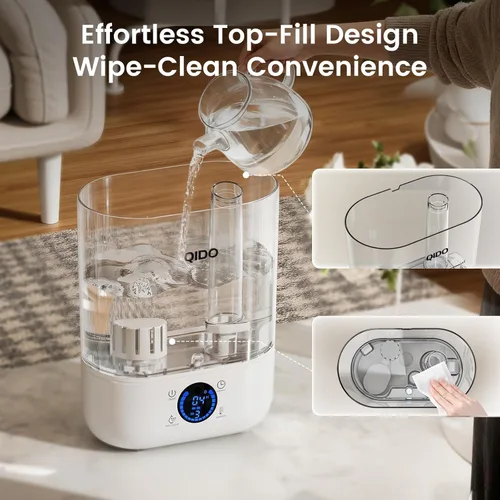 Miniatura 4 de GTPLAYER Humidificadores inteligentes para recámara, 5L Humidificador de llenado superior super grande difusor de aceite esencial para bebé