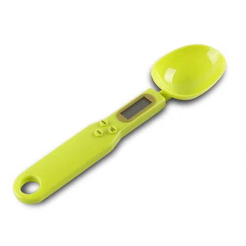 Miniatura 10 de Báscula electrónica de cuchara de alimentos de 17.64 oz/0.00 oz con peso para gramos y onzas, báscula digital de cocina con mango y boquilla