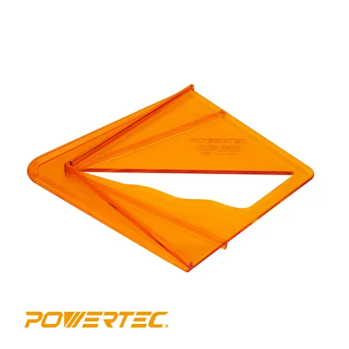 Miniatura 2 de POWERTEC Herramienta Buscadora de Centro de Plástico para Cuadrado de 8 pulgadas, Redondo, Octágono y Hexágono de 5-3/4 pulgadas, Herramientas