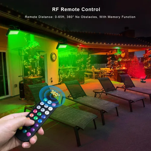 Miniatura 4 de 144W RGBW LED Luz de inundación de lavado de pared para edificios históricos, paisajismo, restaurantes, cajas de iluminación, tiendas minoristas